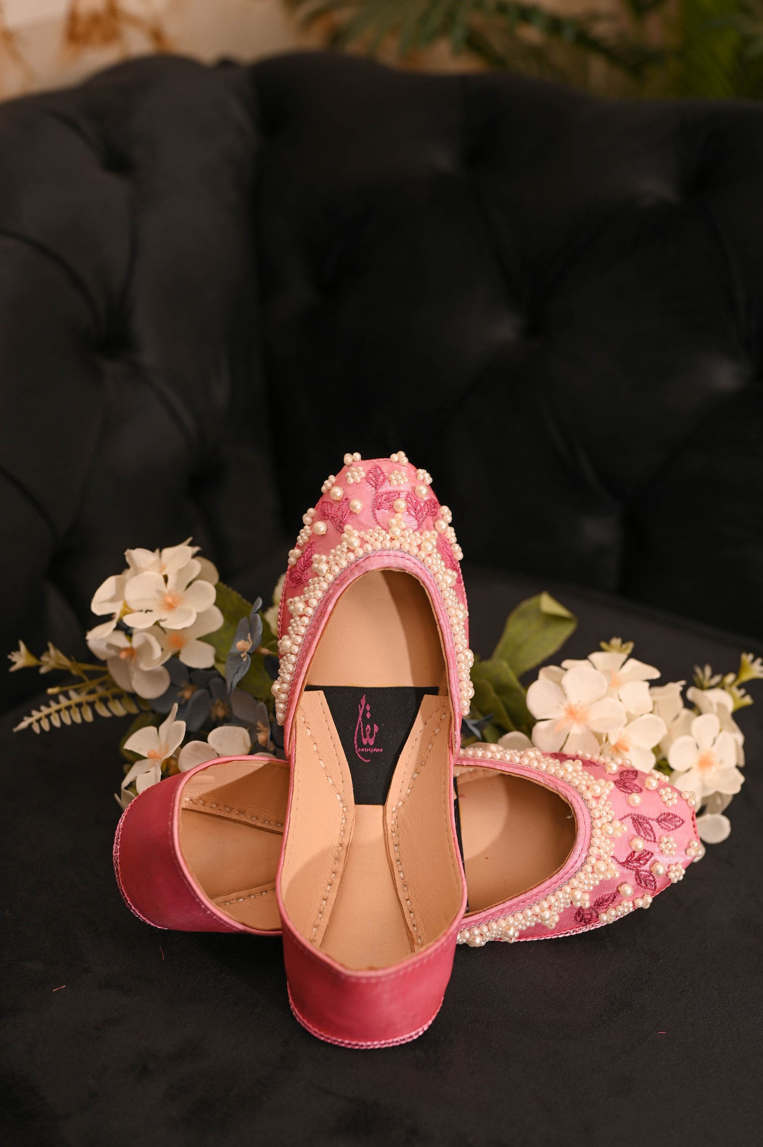 Fancy Pink Khussa