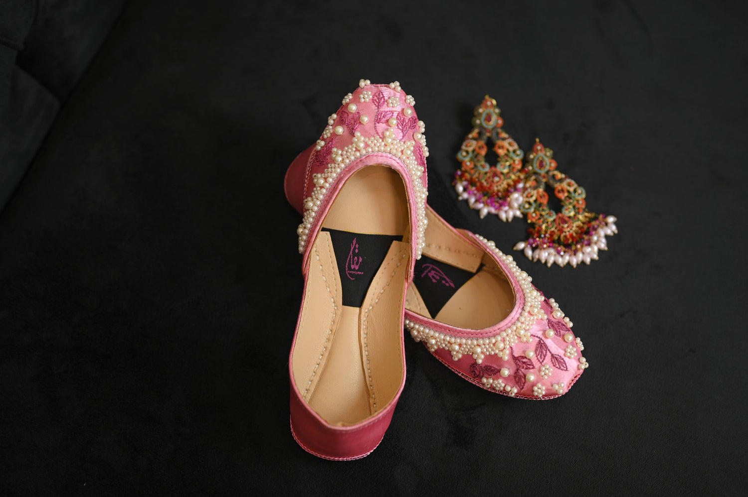 Fancy Pink Khussa