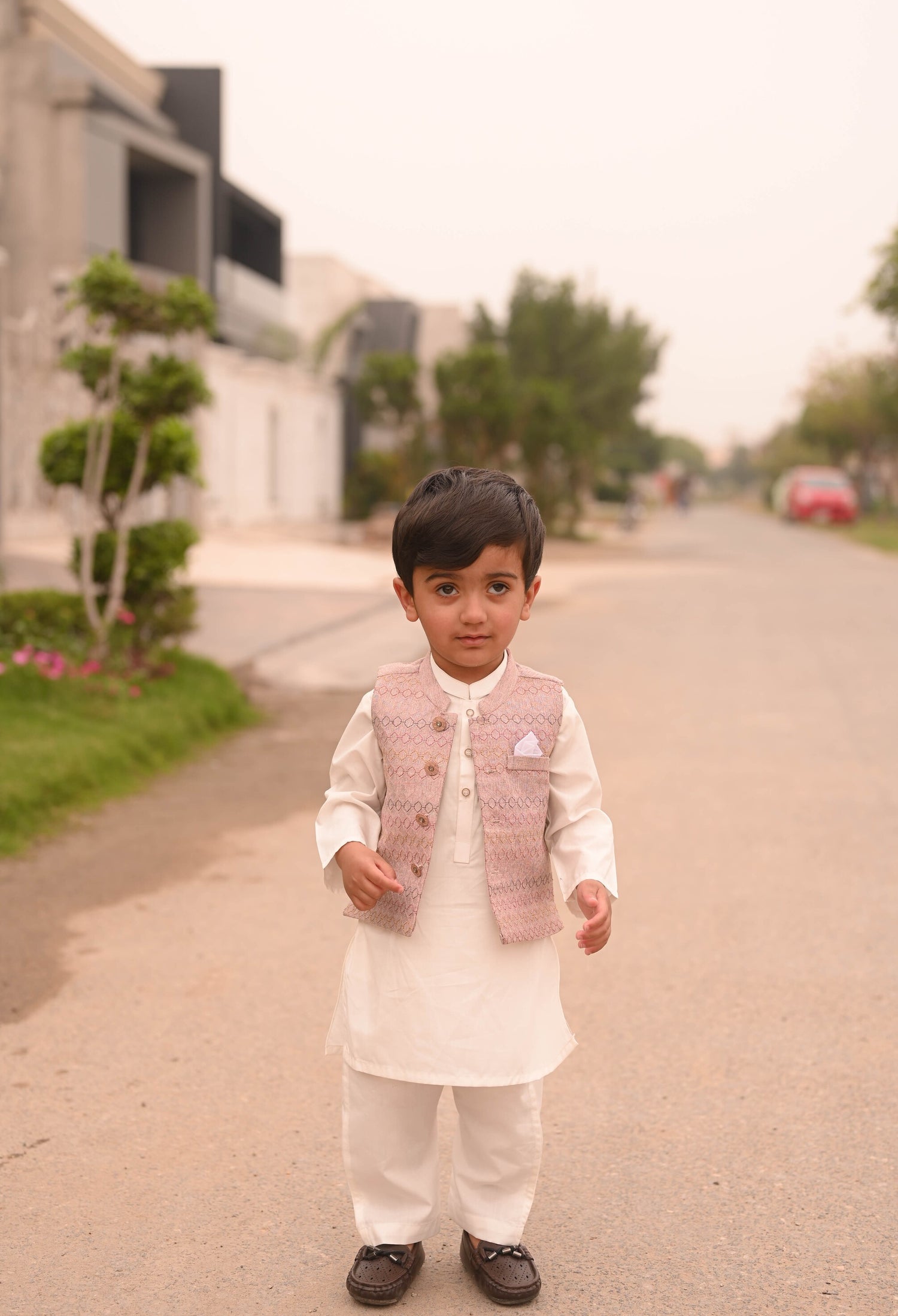 WHITE KIDS 3PC suit